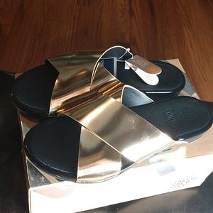 Fitflop Gold Slides